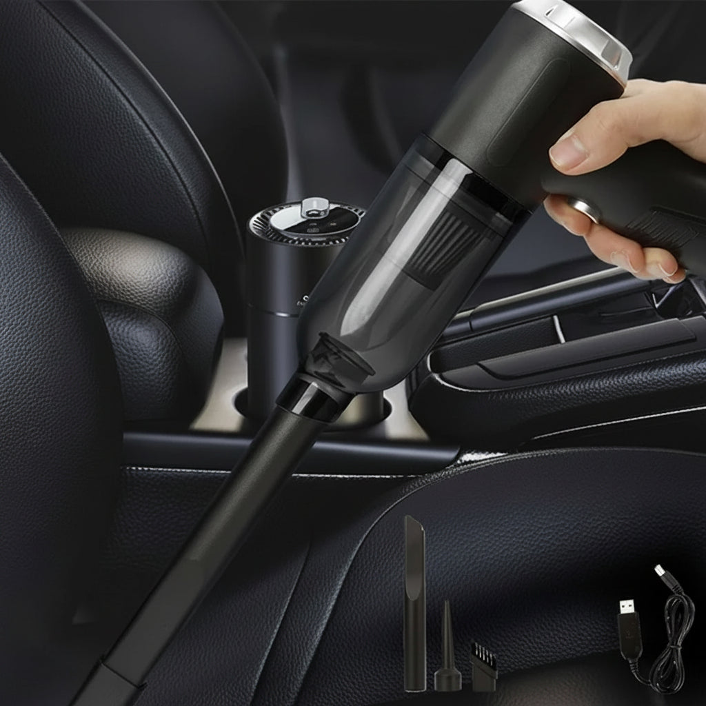 7394 3 In 1 Car Mini Vacuum Cleaner With Blower Wireless Portable Rechargeable Handheld High Power Suction Vacuum Cleaning Machine For Home Car Computer Keyboard Cordless Air Blowing Dusting