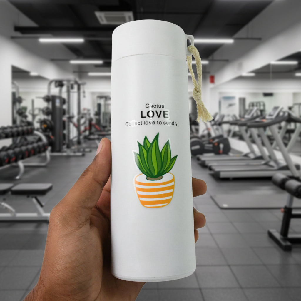 Outdoor Sport Glass Water Bottle Leakproof (450 Ml)