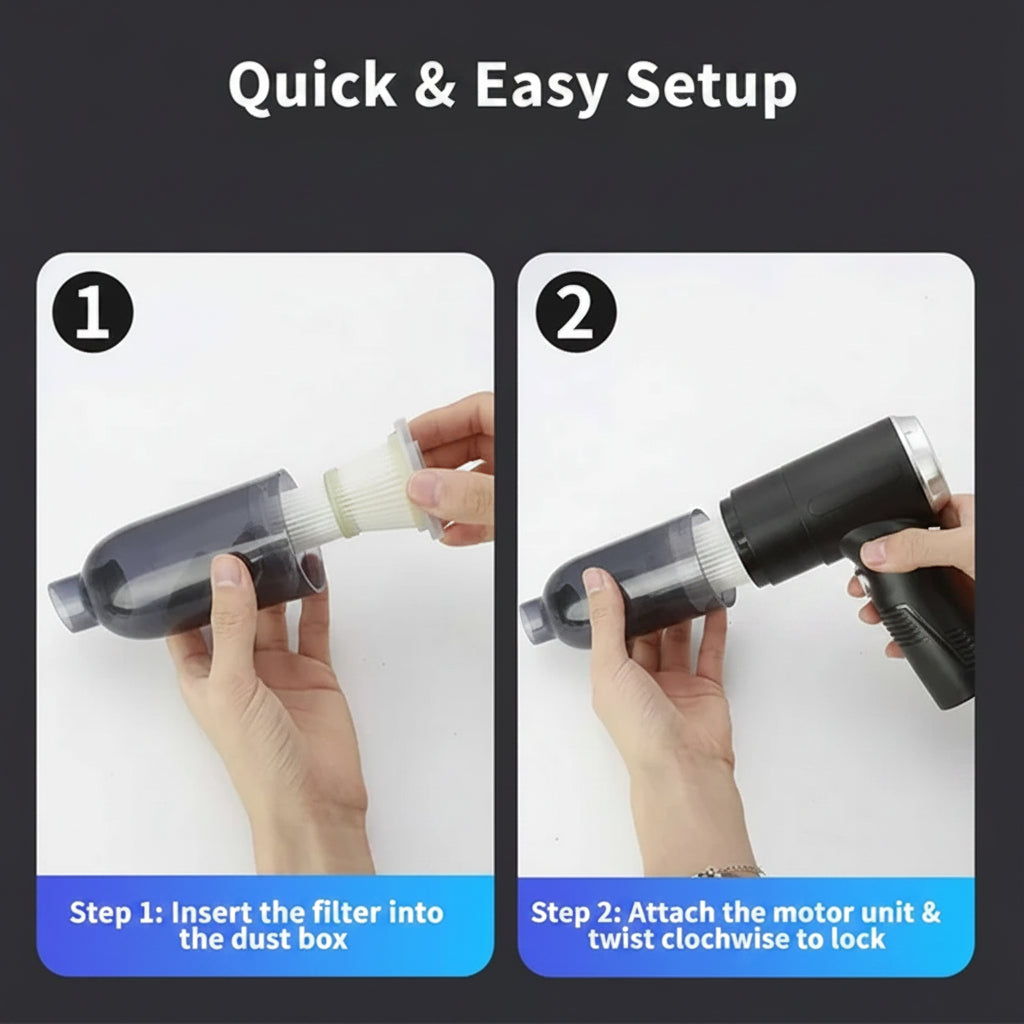 7394 3 In 1 Car Mini Vacuum Cleaner With Blower Wireless Portable Rechargeable Handheld High Power Suction Vacuum Cleaning Machine For Home Car Computer Keyboard Cordless Air Blowing Dusting