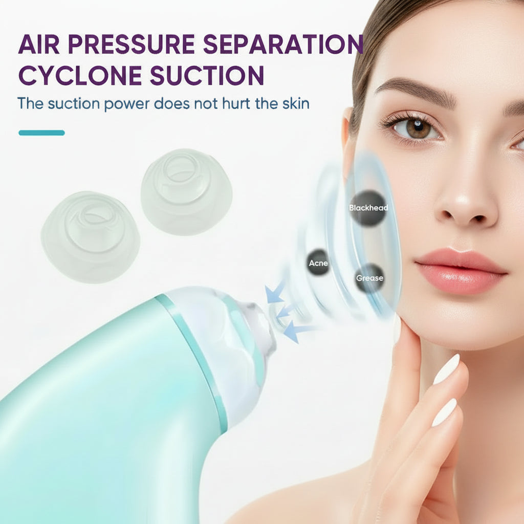 0288 Vacuum Blackhead Machine Reduce Spot Mini Handheld Lifting Massage Facial Blackhead Remover For Skin Care (1 Pc)